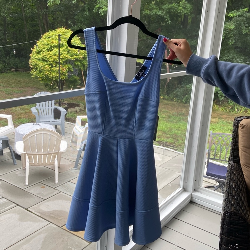 Lulus periwinkle/light purple mini dress new with tags